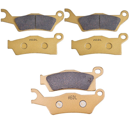 Pastilhas de Freio Dianteiras e Traseiras (kit 3 Pares) Quadriciclos Atvs Outlander/ Renegade 450-570-650-800-1000 Can Am
