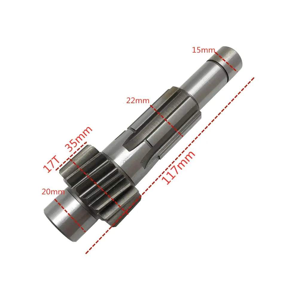 Eixo E Engrenagem Intermediaria Quadriciclos Atvs 150/200 Shineray/ MXF