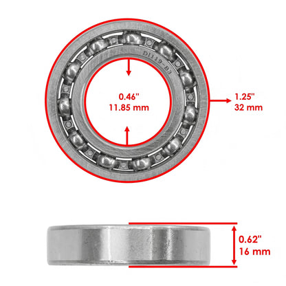 Kit de Buchas do Braço Oscilante Traseiro Quadriciclos Atvs TRX 420 Honda