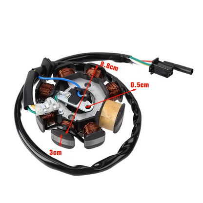 Estator (8 Bobinas) Quadriciclos Atvs 200cc Shineray
