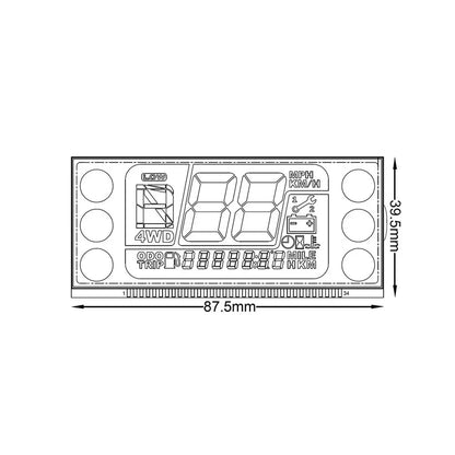 Painel Digital Quadriciclos Atvs Fourtrax TRX 420 Honda