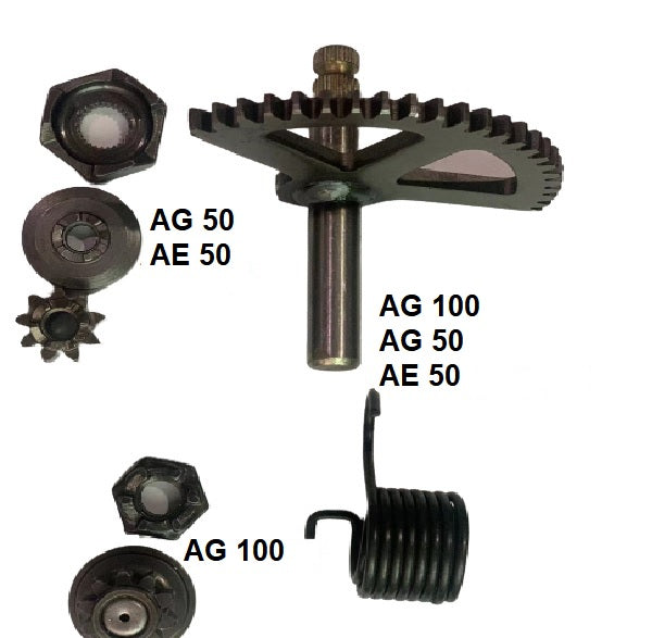 Engrenagem E Eixo Pedal De Partida Scooters Ae 50/ Ag 50/ 100 Da Suzuki