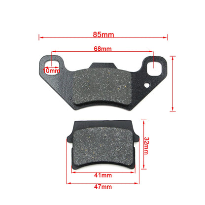 Pastilhas de Freio (2 Pares) Quadriciclos Atvs Importados de 50cc a 250cc