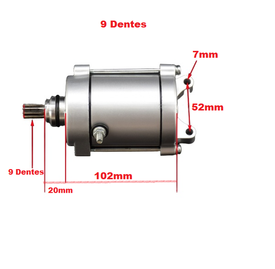 Motor Partida Quadriciclos Atvs 200cc E 250cc Da Shineray/Zongshen/Kazuma