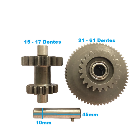 Engrenagem Dupla Partida Motos E Quadriciclos Atvs 200/ 250
