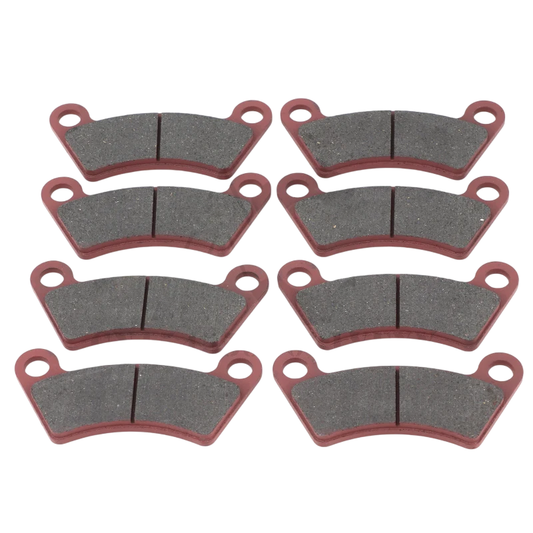 Pastilha Freio (4 Pares) Quadriciclos Atvs Predator 300 Xterrain