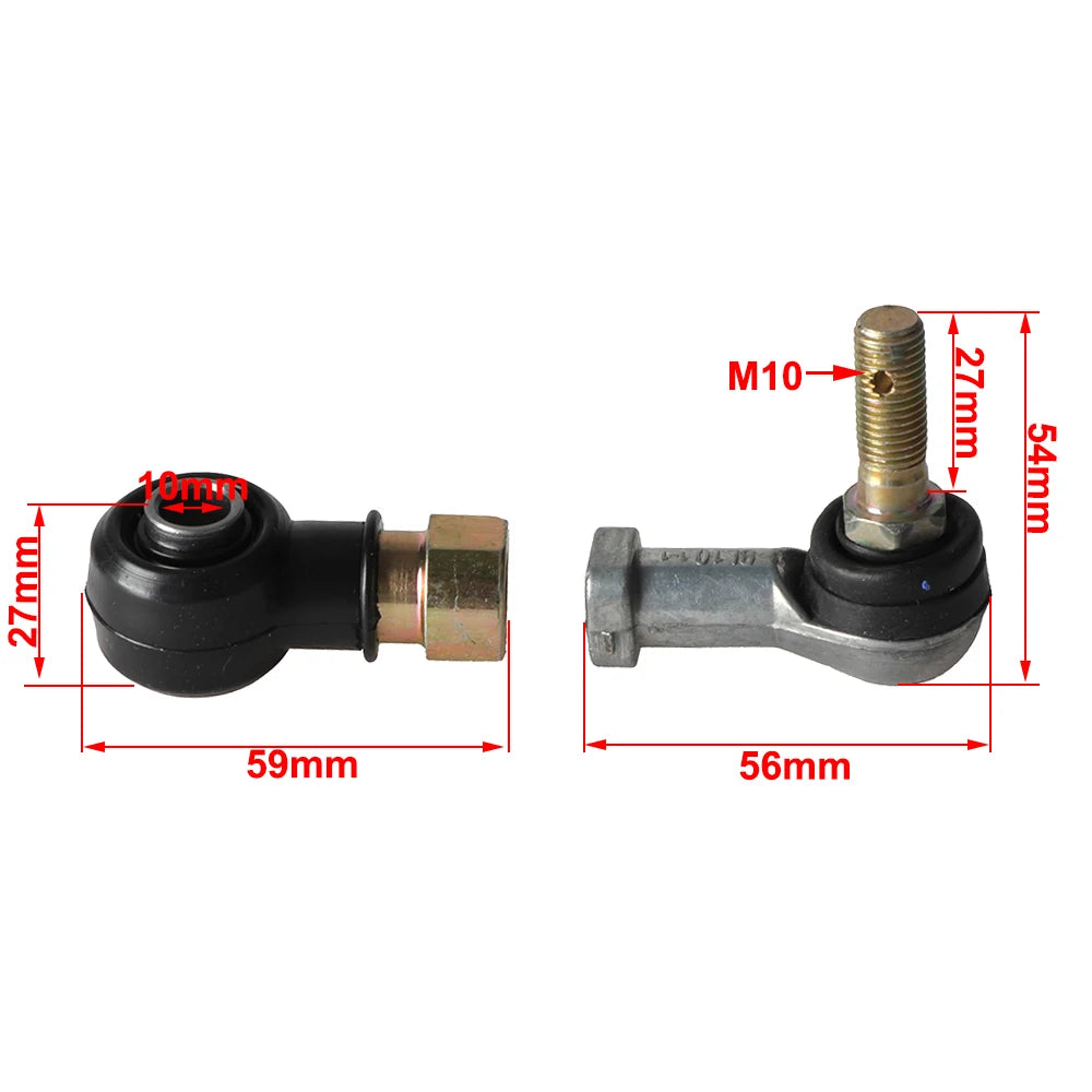 Terminal De Direção Extremidade (kit 01) M10 Quadriciclos Atvs