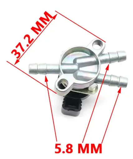 Torneira Gasolina (Registro) Quadriciclos Atvs De 50 Á 250 Universal