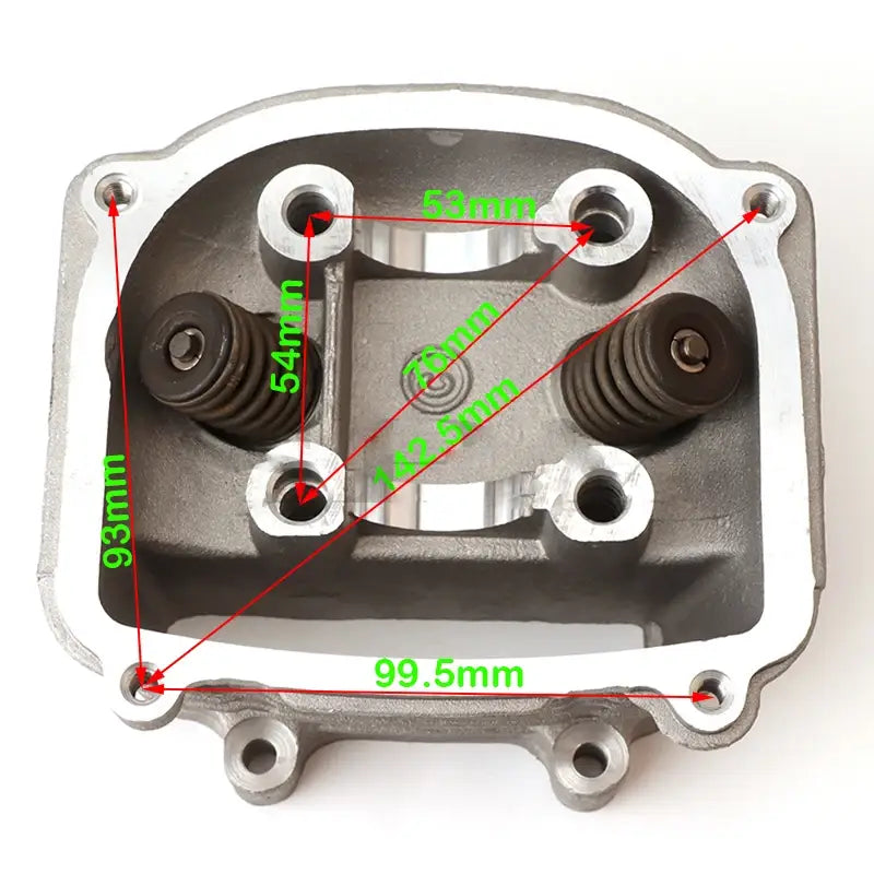 Cabeçote Montado 52.5mm E 57.4mm Scooters E Quadriciclos Atvs 125/150cc