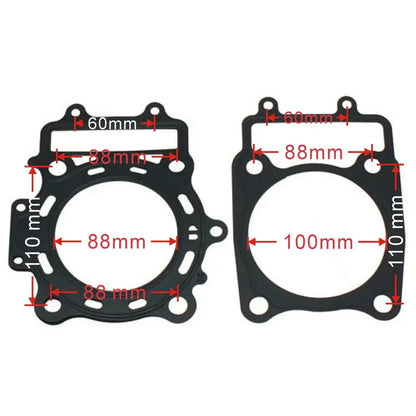 Junta Kit A 88mm (Cabeçote E Cilindro) Quadriciclos Atvs 500 Cfmoto