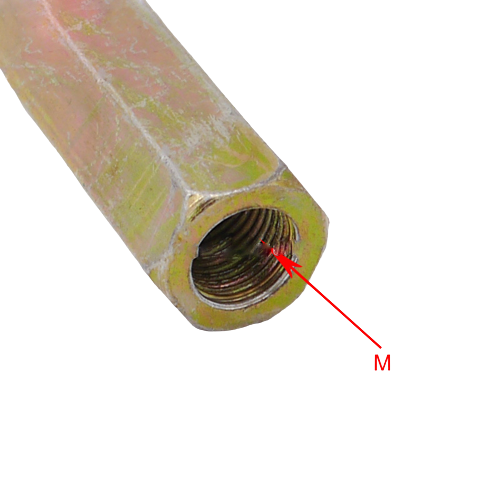 Barra/ Haste Direção E Terminais M12/ 195mm Á 270mm Quadriciclos Atvs De 50 Á 300