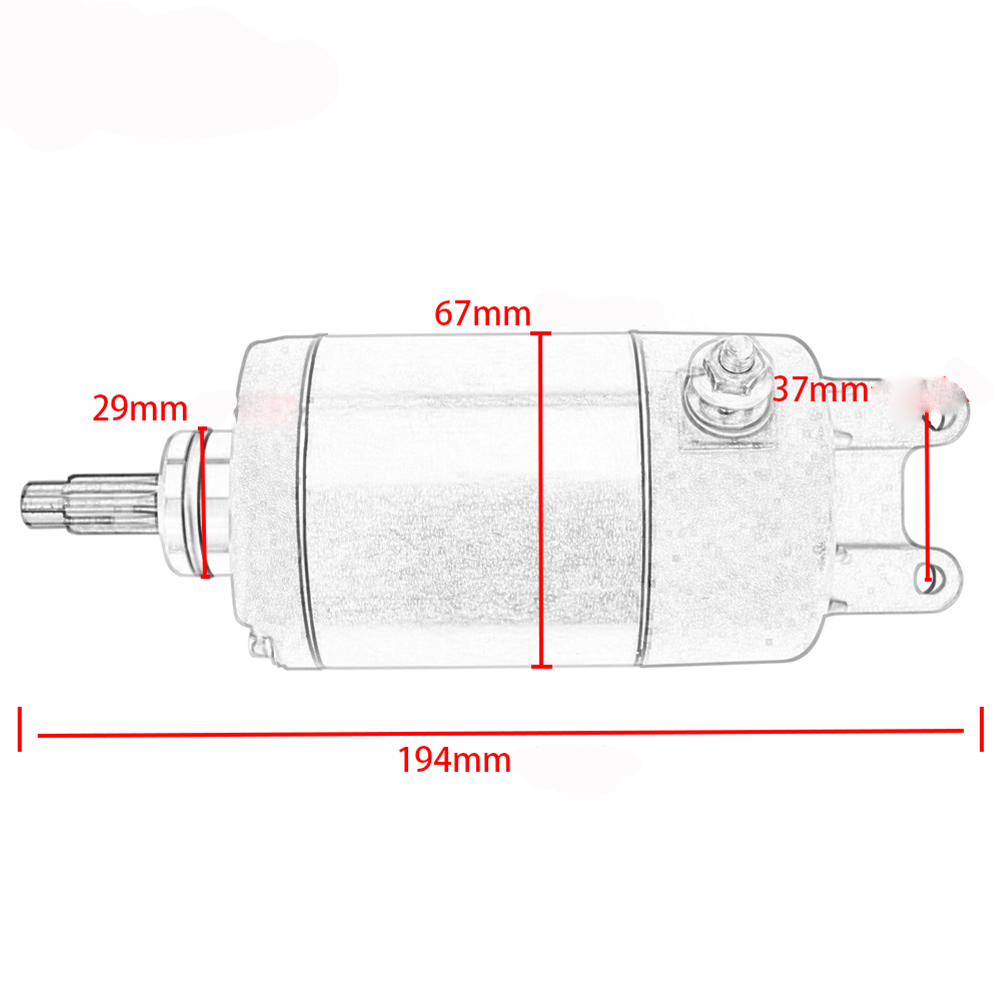 Motor Partida Quadriciclos Atvs 250/ 300cc Honda