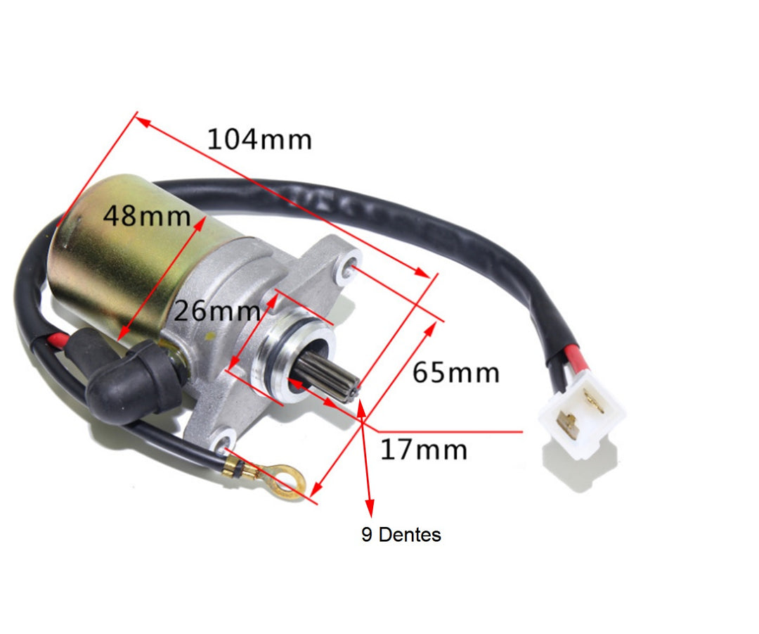 Motor Partida Quadriciclos Atvs 4T Ds 70 E Ds 90 Da Can-Am