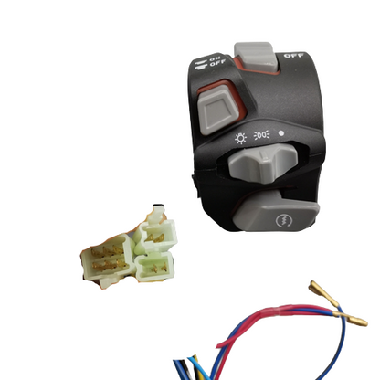Conj. Interruptor Luz (Par) Universal 7/8 22mm Motos/Scooters/Quadriciclos Atvs