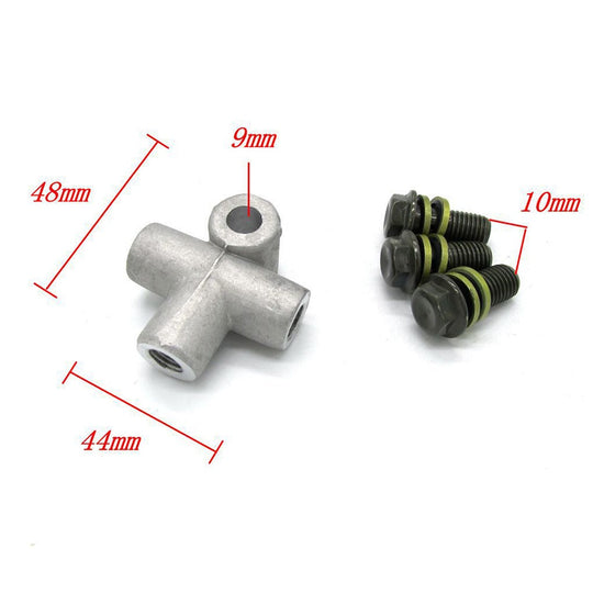 Conector T Tubo Fluido Freio 10mm Quadriciclo Atvs