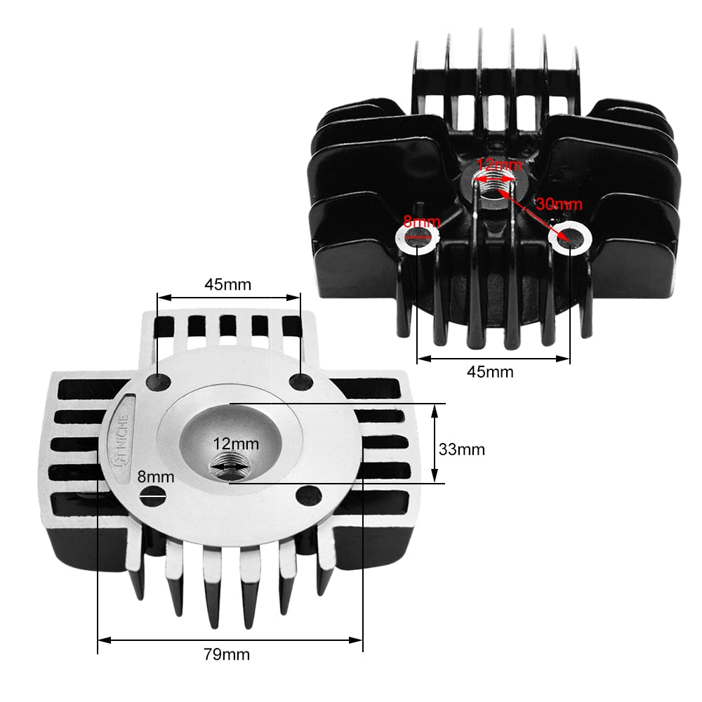 Cabeçote Para Moto Pw 50cc Da Yamaha 1981/ 2017