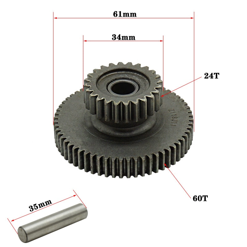 Kit Engrenagens Dupla Motor De Partida 250cc Zongshen