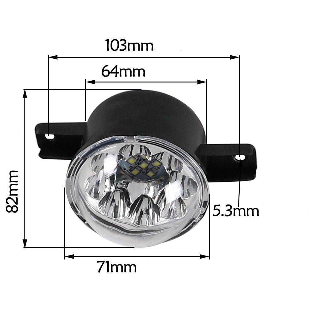 Farol Led (Par) Quadriciclos Atvs 110cc A 150cc