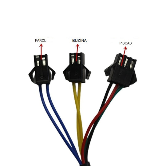 Conj. Interruptor 22mm Scooters/ Ciclomotores/ Quadriciclos Atvs de 50 Á 125cc