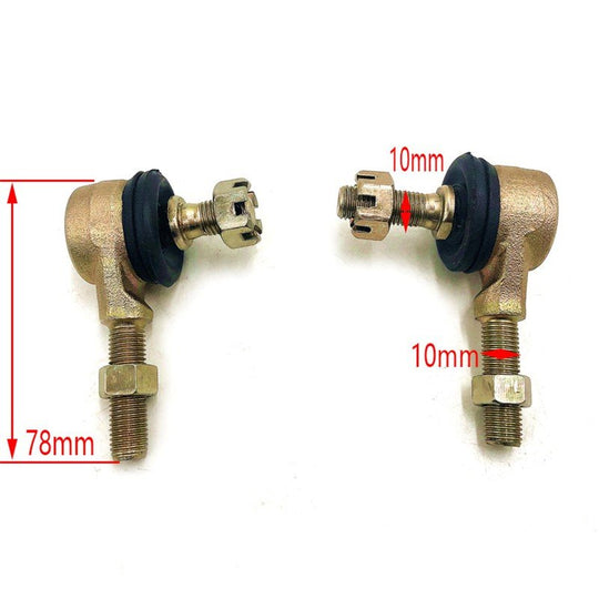 Terminal Direção 10mm (Par) Quadriciclos Atvs 50cc Á 250cc