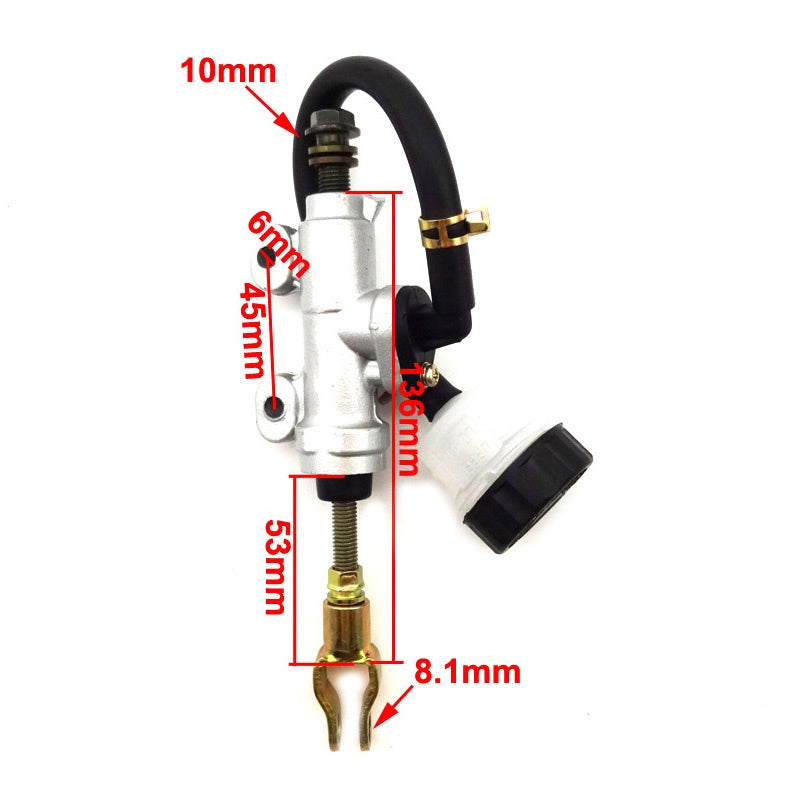 Cilindro Mestre Freio Traseiro Freio No Pé Quadriciclos Atvs De 50 Á 250cc