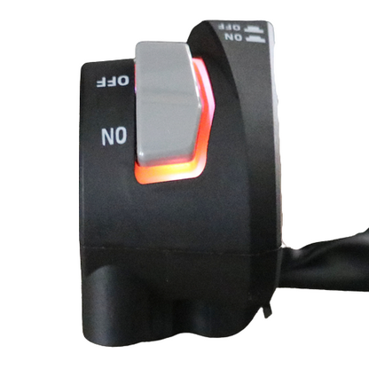 Conj. Interruptor Luz (Par) Universal 7/8 22mm Motos/Scooters/Quadriciclos Atvs