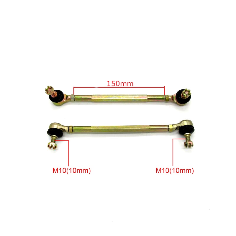 Barra/ Haste De Direção E Terminais M10 Quadriciclos Atvs