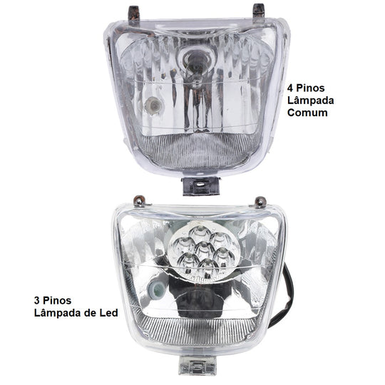 Farol Completo Quadriciclos Atvs De 50cc Á 125cc