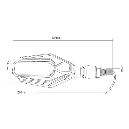 Pisca Completo De Led Para Motos Da Suzuki – Honda – Yamaha – Kawasaki – Ducati E Bmw