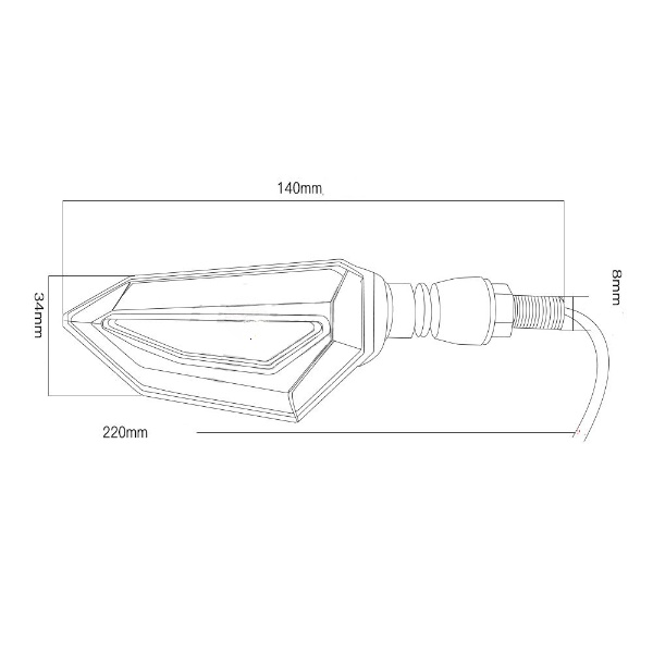 Pisca Completo De Led Para Motos Da Suzuki – Honda – Yamaha – Kawasaki – Ducati E Bmw