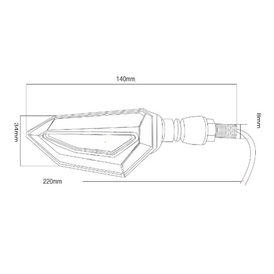 Pisca Completo De Led Para Motos Da Suzuki – Honda – Yamaha – Kawasaki – Ducati E Bmw