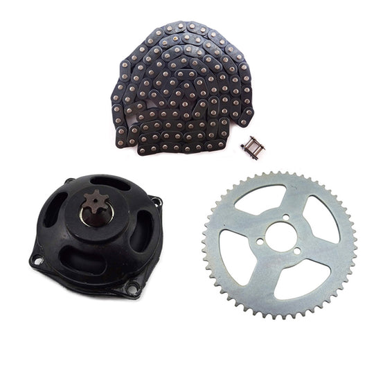 Kit Campana, Coroa E Corrente Minimotos E Mini Quadriciclos Atvs 47cc E 49cc