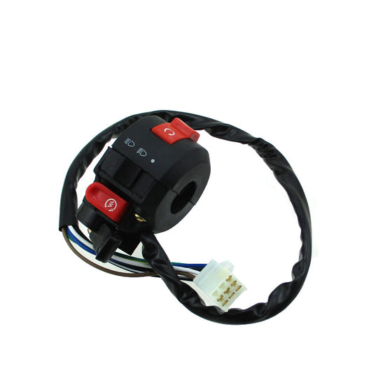 Conjunto Interruptor Partida (07 Fios) Scooters E Quadriciclos Atvs De 50cc Á 125cc