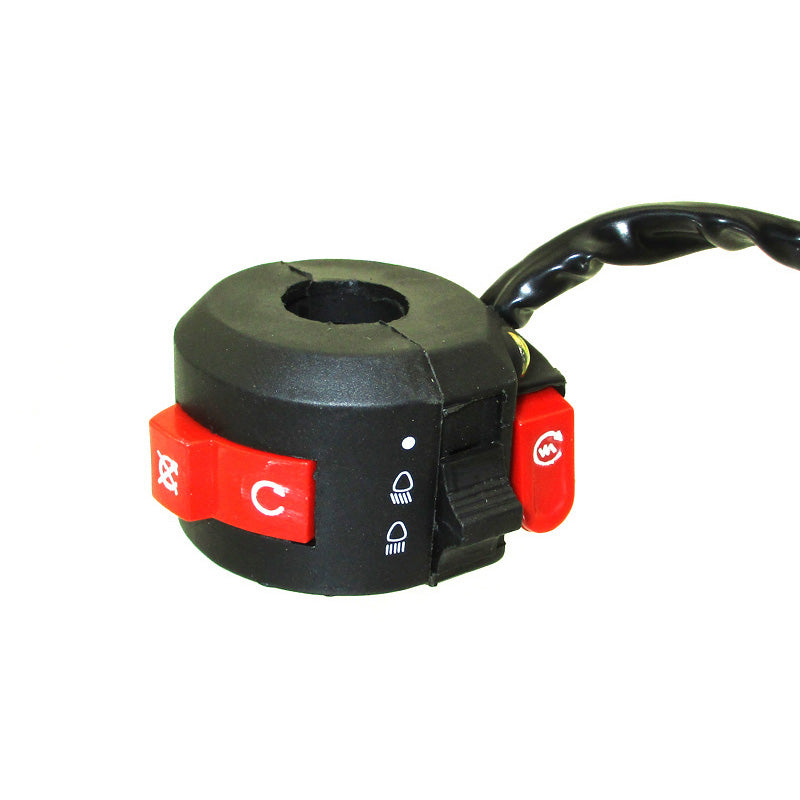 Conjunto Interruptor Partida (08 Fios) Scooters E Quadriciclos Atvs De 50cc Á 150cc